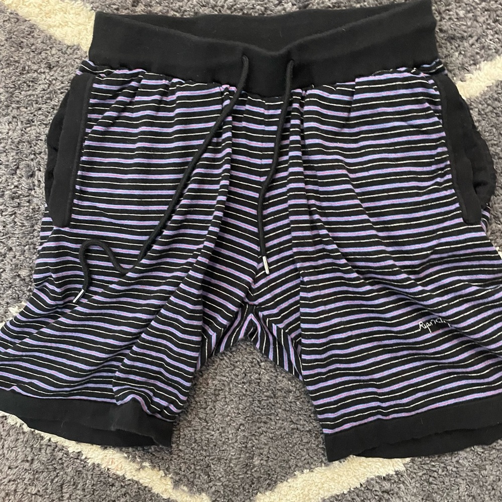 Mens Small ripndip striped sweat shorts